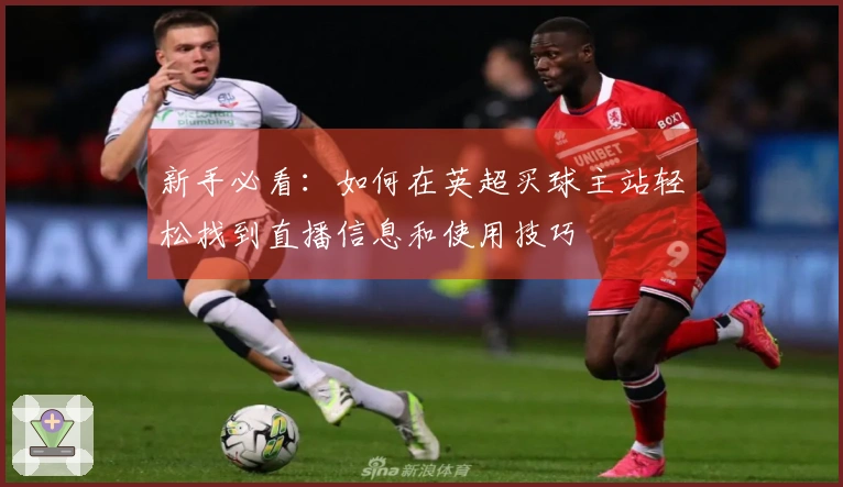 新手必看：如何在英超买球主站轻松找到直播信息和使用技巧